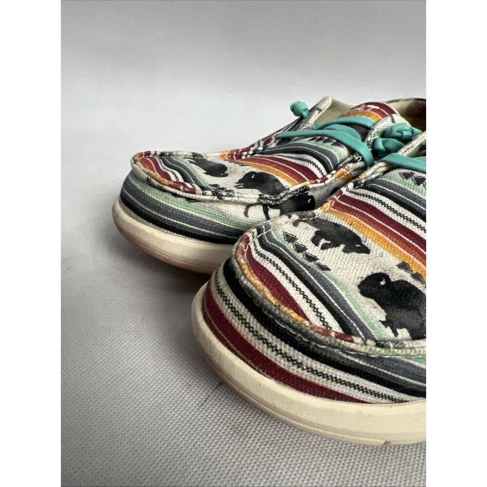 Ariat Hilo Moc Toe Buffalo Print Casual Shoes 10040306 Size 8 Womens Western - Picture 2 of 10
